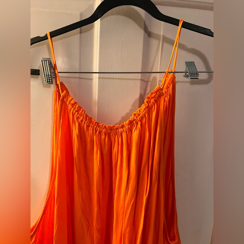 Knox Rose Plus Maxi Dress Orange Ombre Spaghetti-Strap 4X - Picture 2 of 11